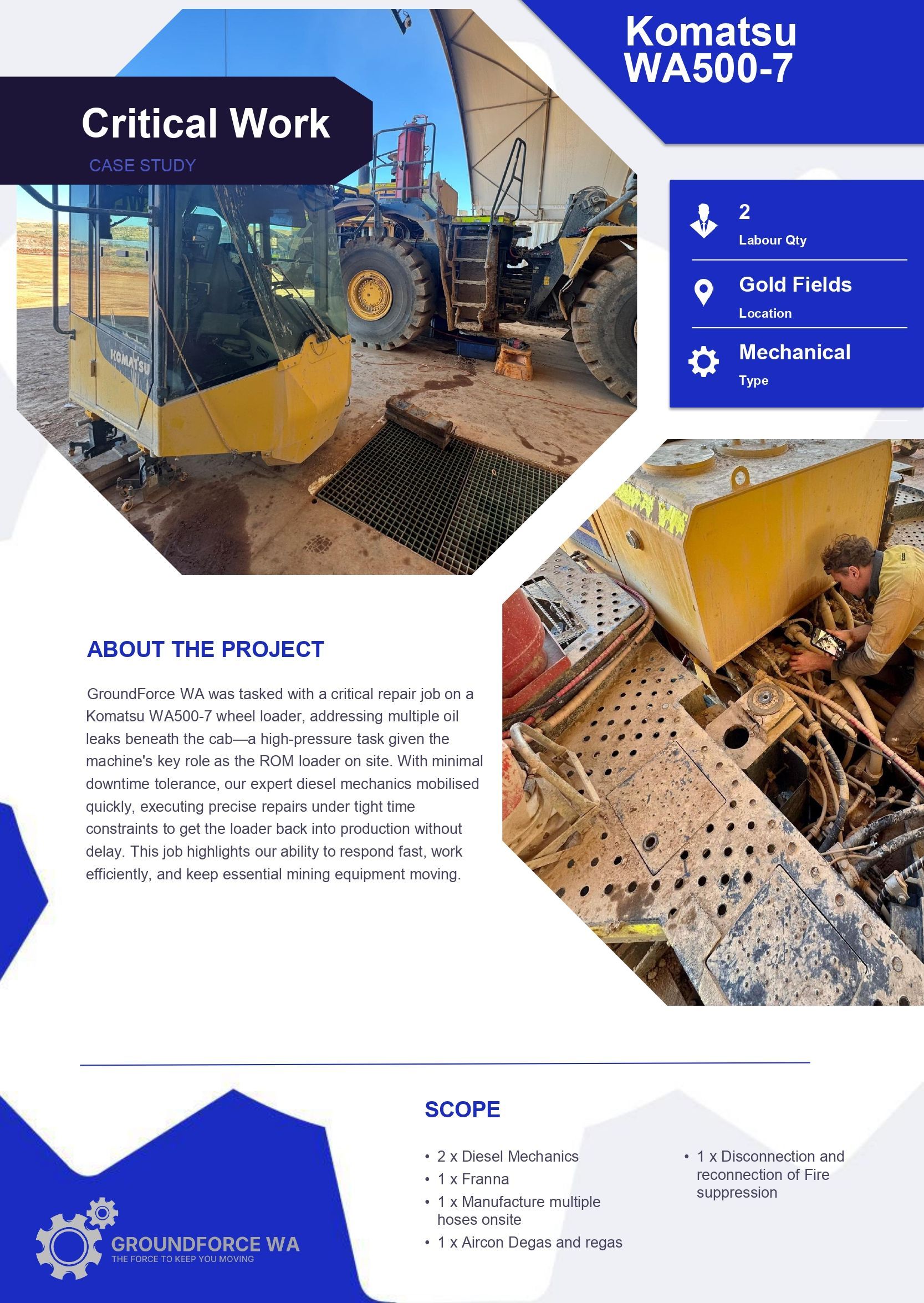 Diesel Wheel Loader Repairs Kewdale Welshpool Perth