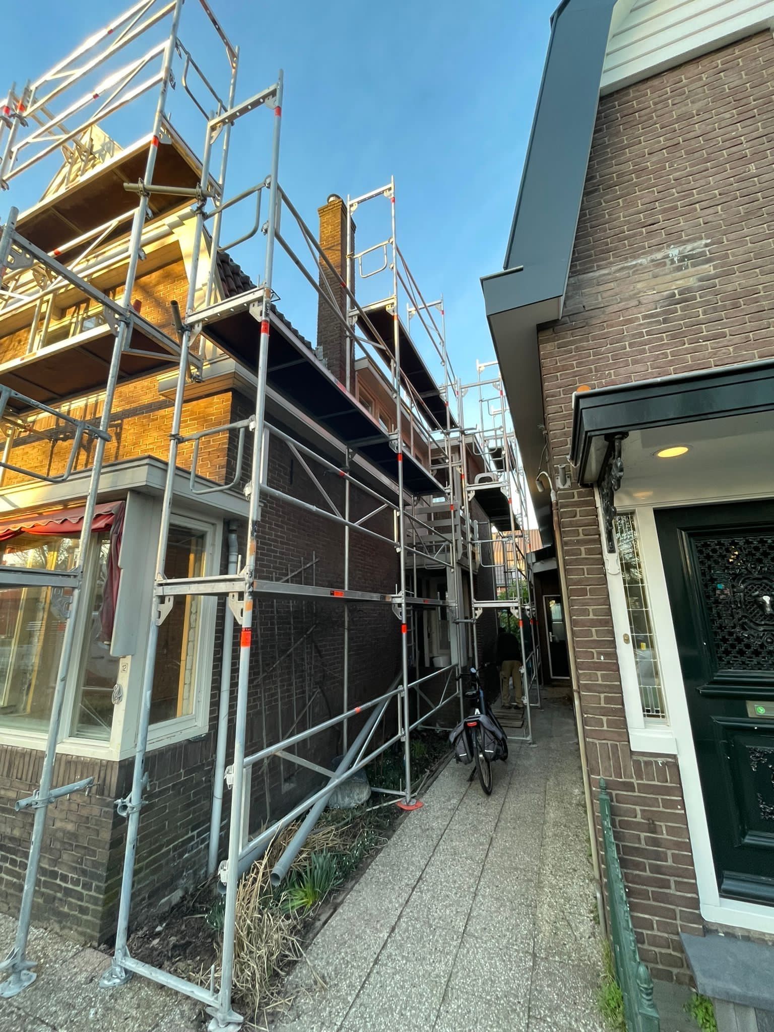 gevel laten impregneren bij klant, mooi impregnerend gedaan