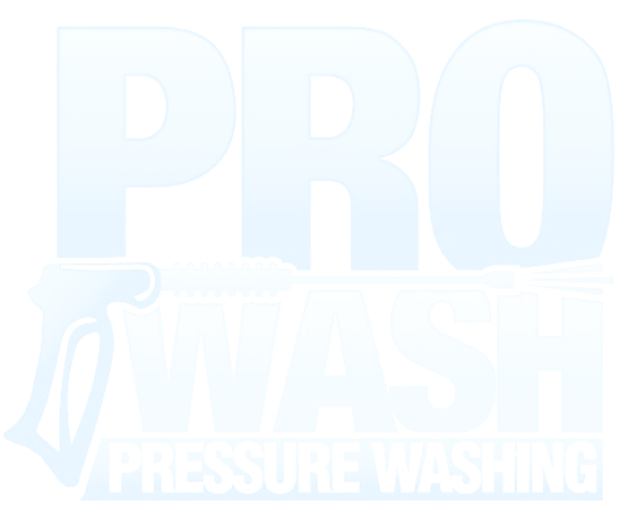 It is a logo for a pressure washing company.