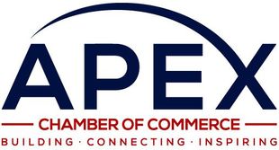 The Apex Chamber of Commerce logo, featuring the word