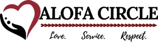 A logo for a circle that says love service respect