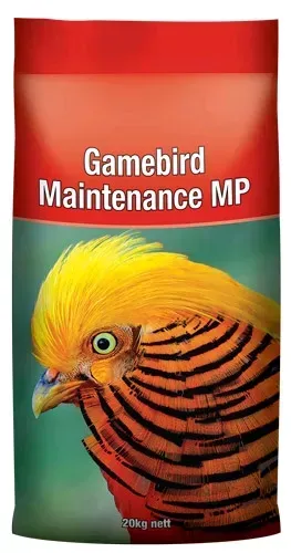 A Bag of Gamebird Maintenance Mp with A Picture of A Bird on It — Yeppoon Stockfeed & Rural Supplies in Yeppoon, QLD