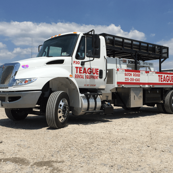 Rental Equipment Truck — Baton Rouge, LA — Teague Rental Equipment LLC