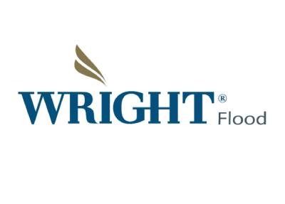 Wright Flood logo with a stylized wing emblem and text.