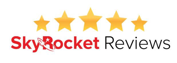 Google Reviews Website Widget, SkyRocket reviews logo