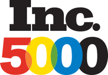 Inc. 5000 logo with black “Inc.” and multicolored “5000” digits on white background