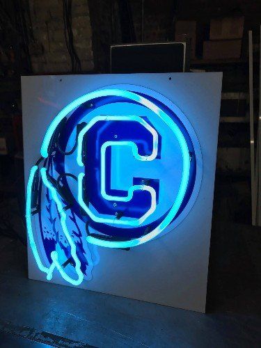 Indian C Neon Sign