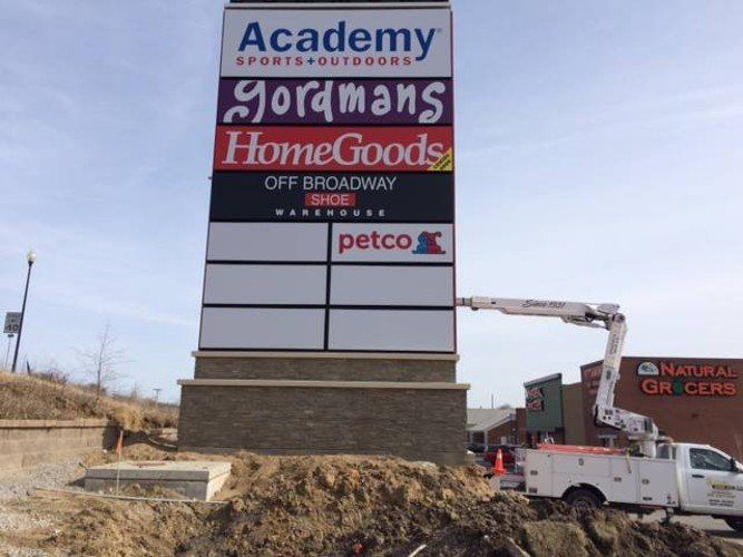Shopping Center Sign