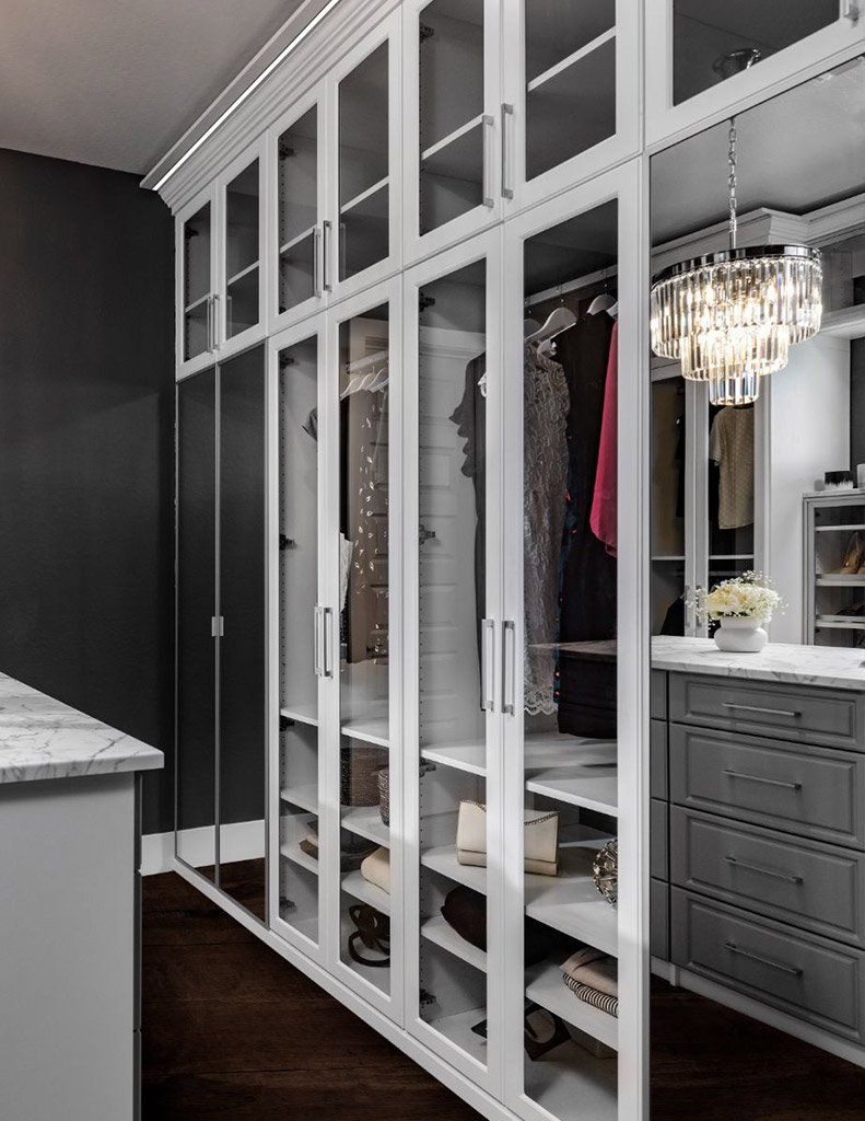 Custom Walk-In Custom Closet System