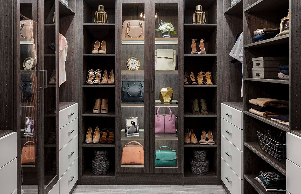 Custom Walk-In Custom Closet System