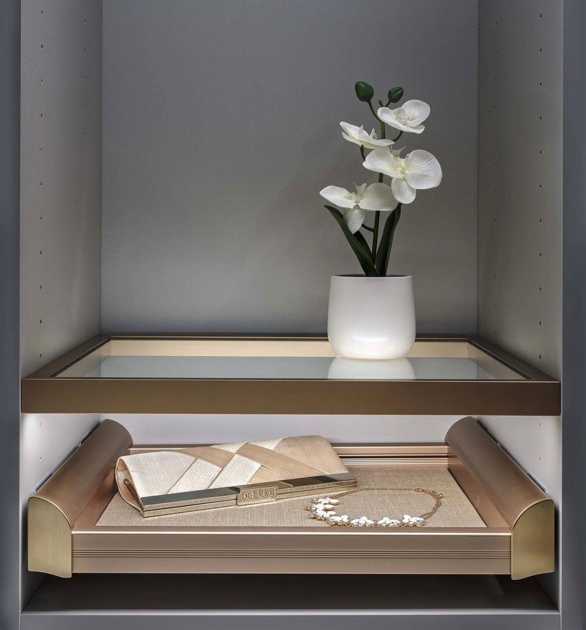 LED Glass Shelves
