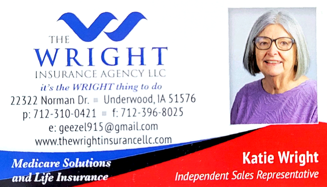 Roger wright is the independent sales representative for the wright insurance agency