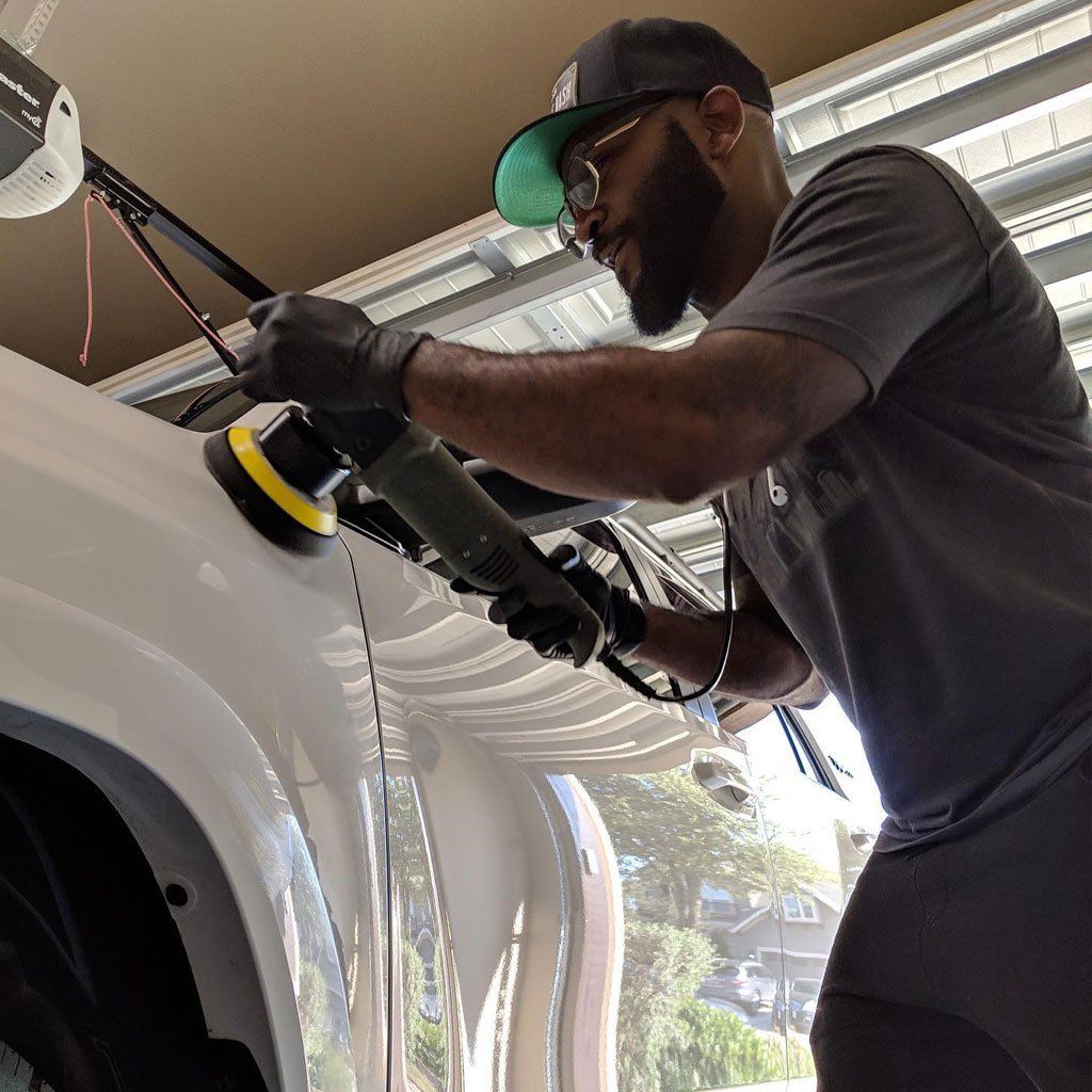 polishing a f150 truck