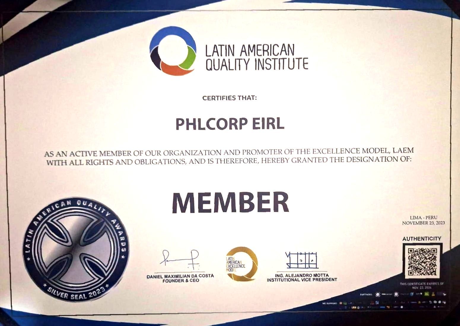 PHLCORP EIRL