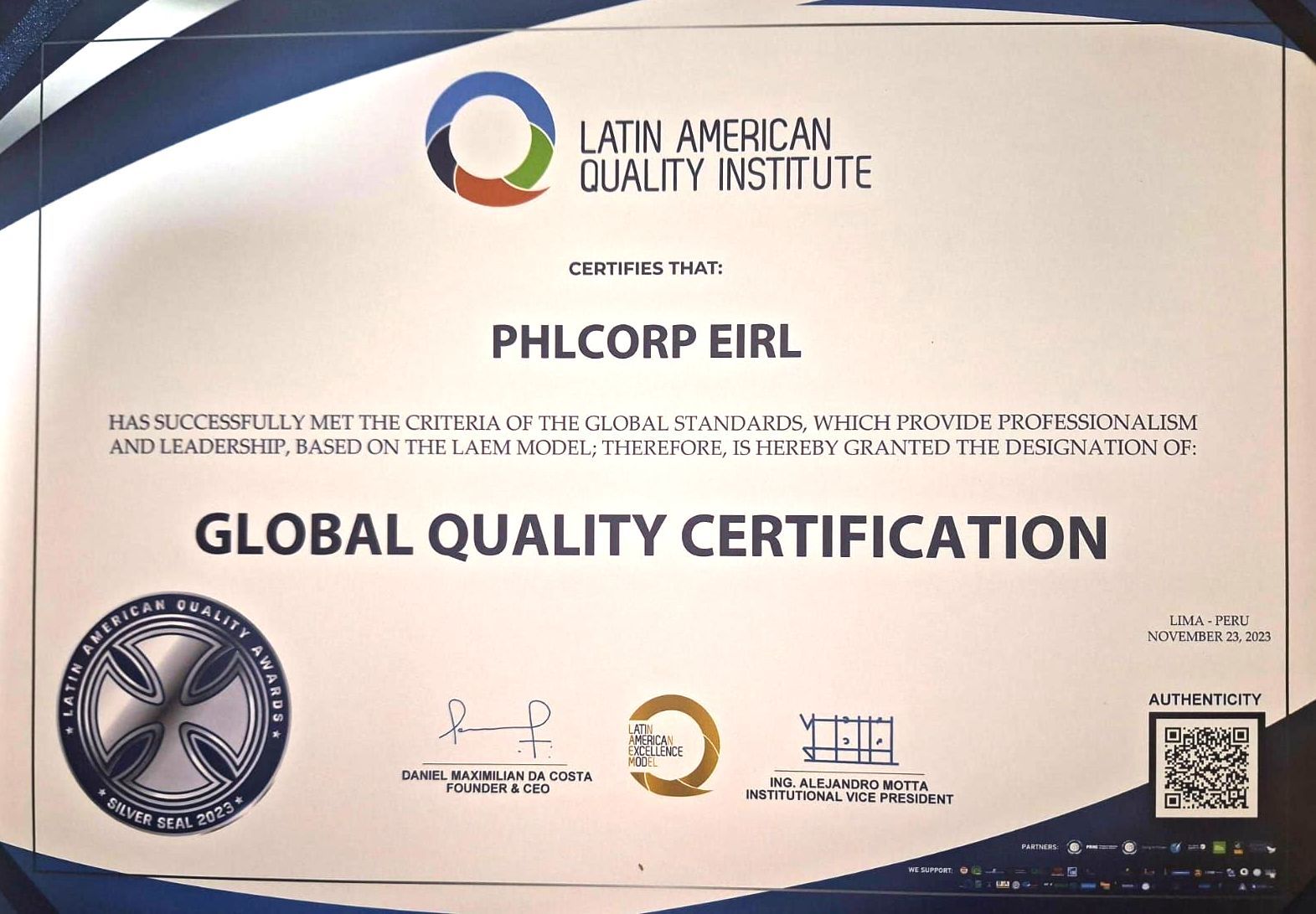 PHLCORP EIRL