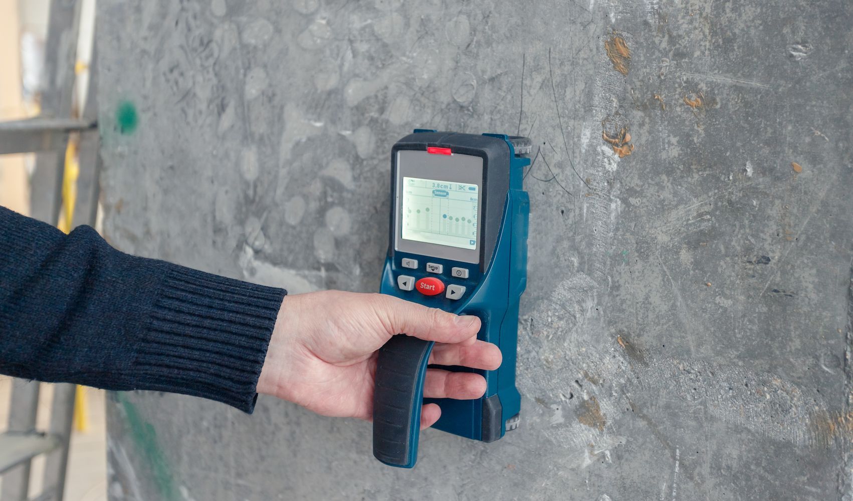 Hand Holding a Blue Infrared Thermometer — Found It Down Under in Glenwood, QLD