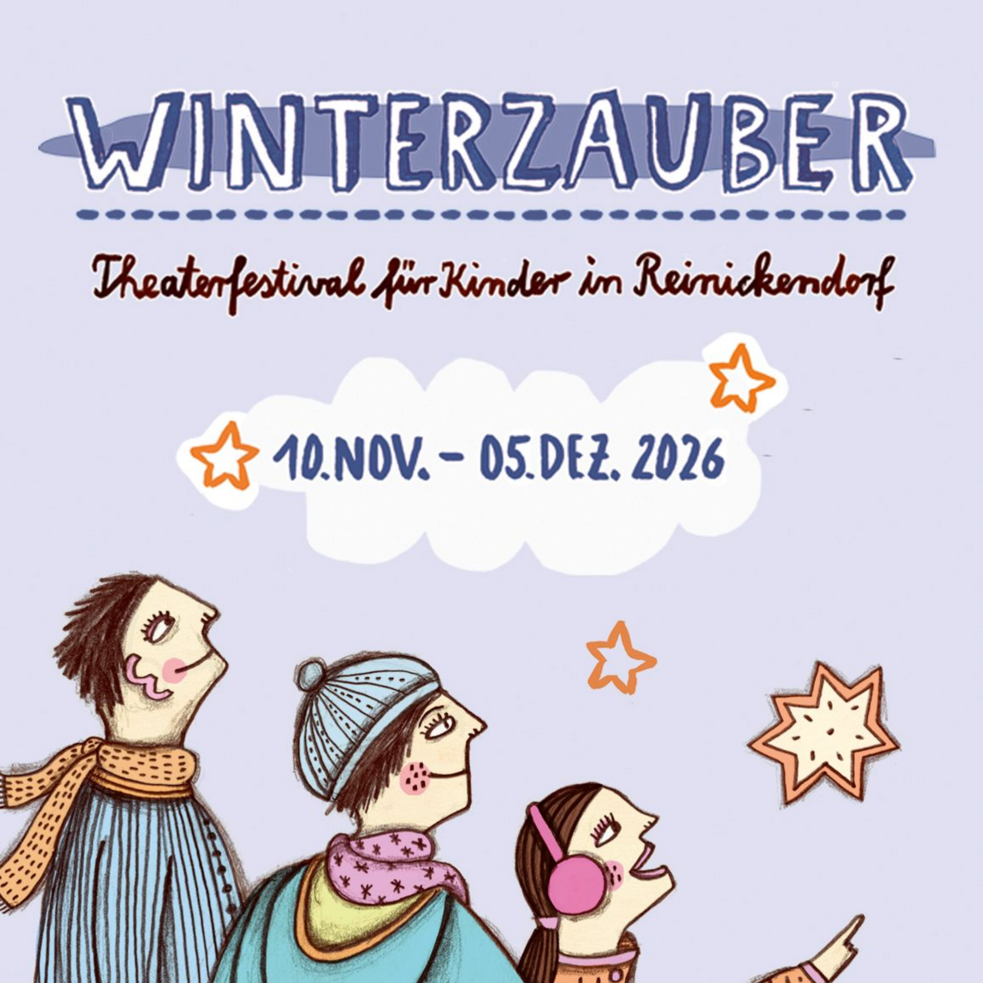 A poster for the bühnenfuchse festival in november