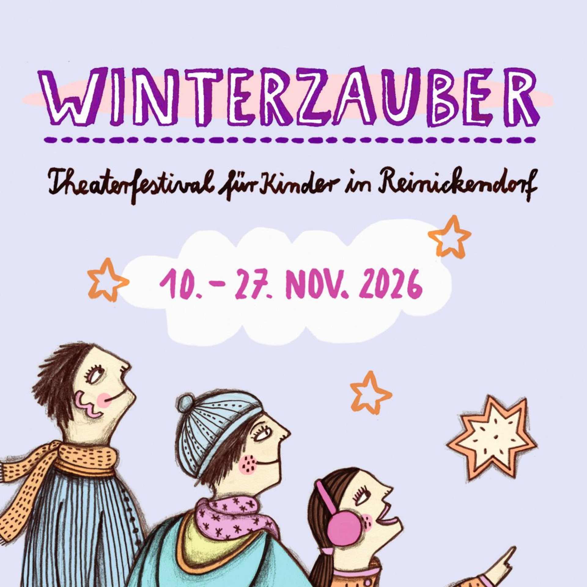 A poster for the bühnenfuchse festival in november