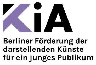 A logo for berliner förderung der darstellenden künste für ein junges publikum