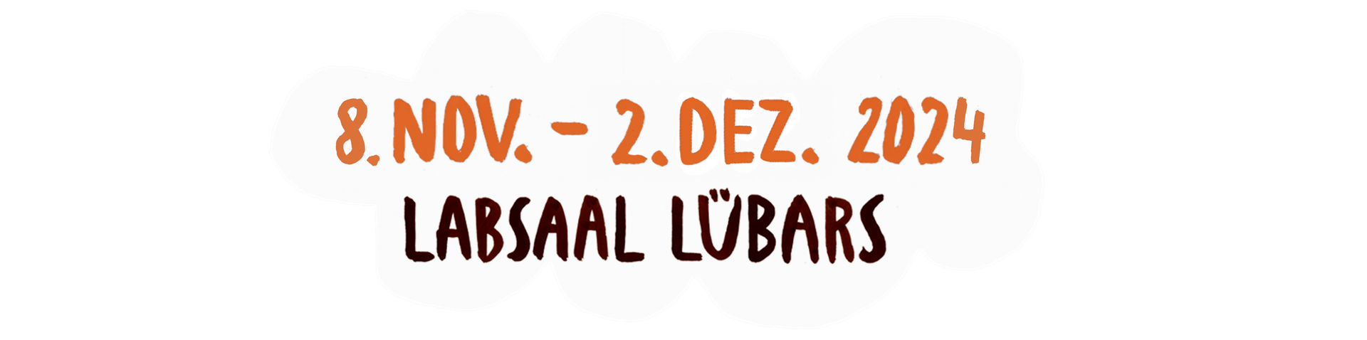 Ein Schild mit der Aufschrift „Labsaal Lubars“