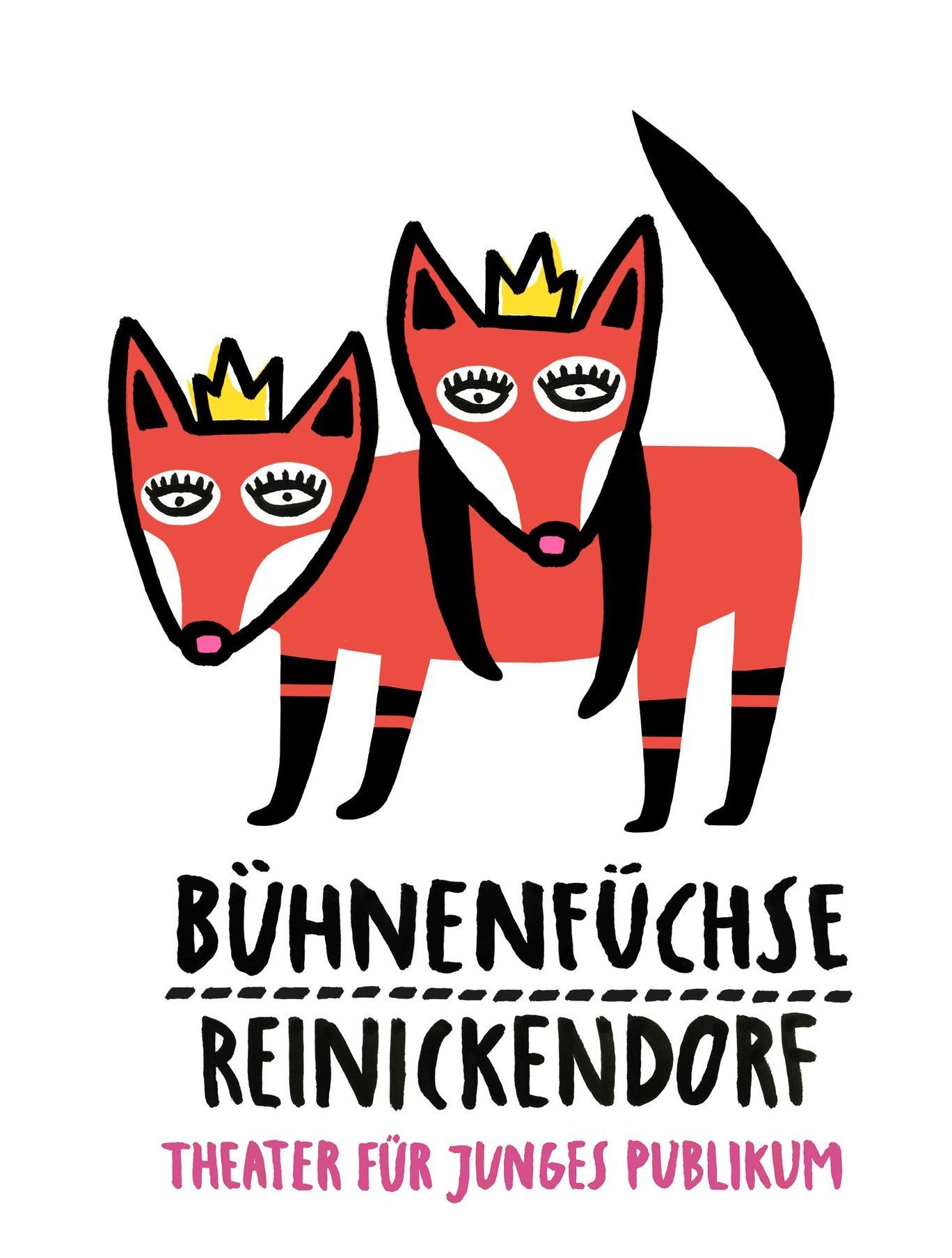 A logo for buhnenfuchse reinickendorf theater for junges publikum