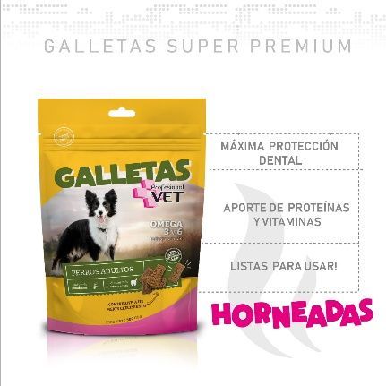 Bolsa de premios para perros con la etiqueta 