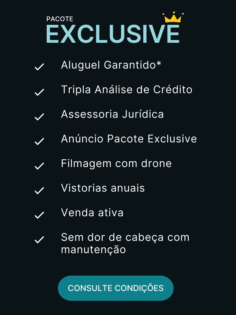 Uma tela preta com a palavra exclusivo nela