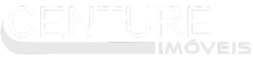 Um logotipo branco para uma empresa imobiliária com uma sombra em um fundo branco.