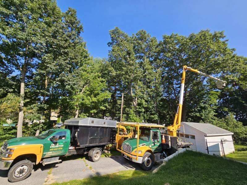 Tree Trimming Truck Images Two - Rutland, MA - Trees Unlimited