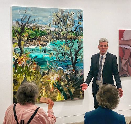 Gallery visit and tour of exhibition New South