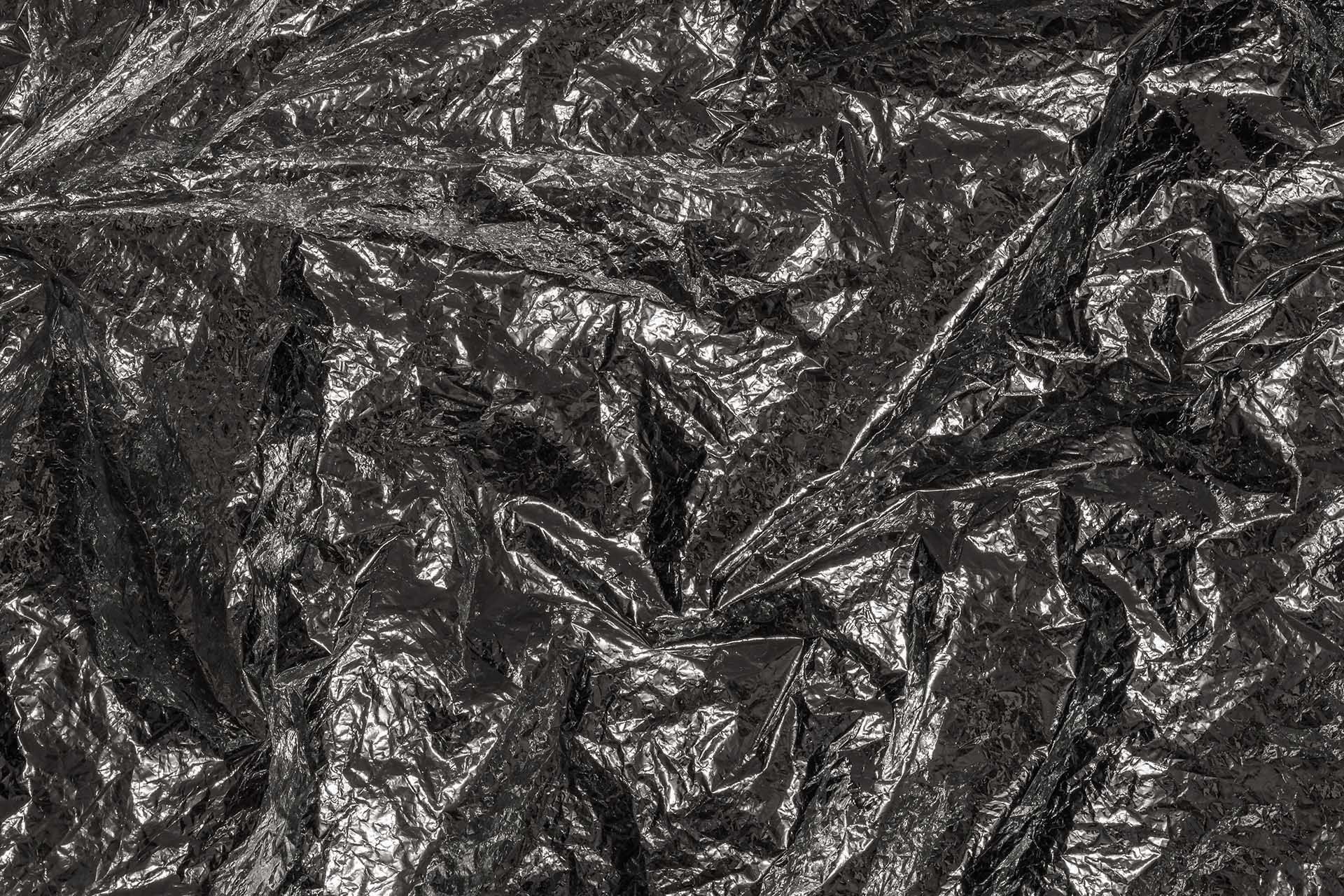 wrinkled Mylar sheet