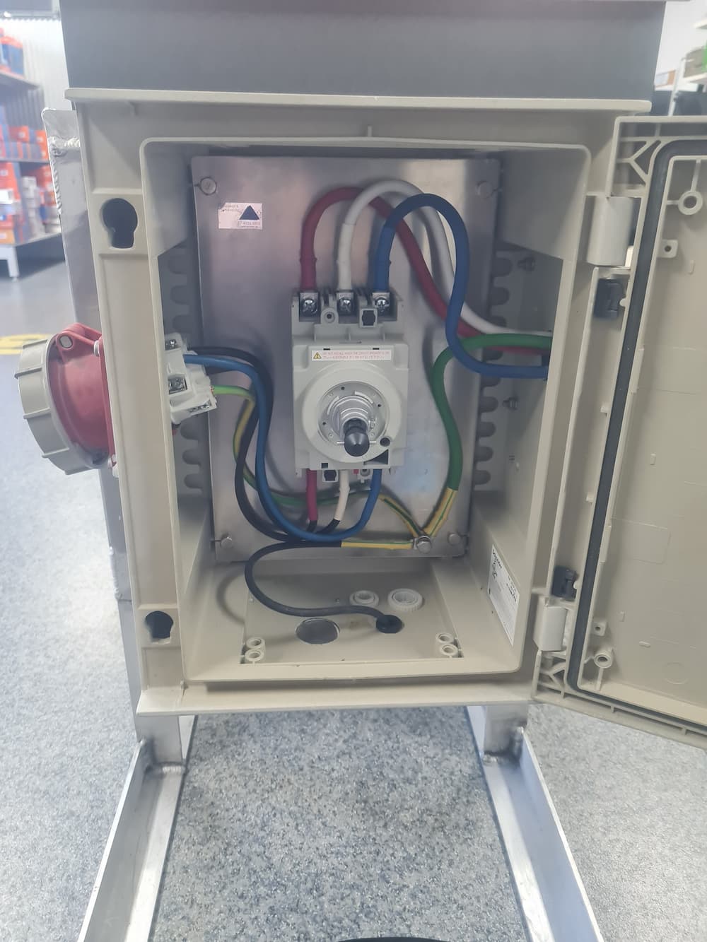 The Inside Of A Box With Electrical Wires Coming Out Of It — PASMA Electrical In Portsmith, QLD