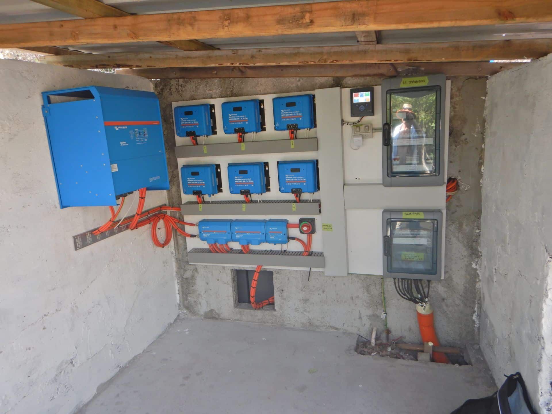 A Room With A Lot Of Electrical Equipment On The Wall — PASMA Electrical In Portsmith, QLD