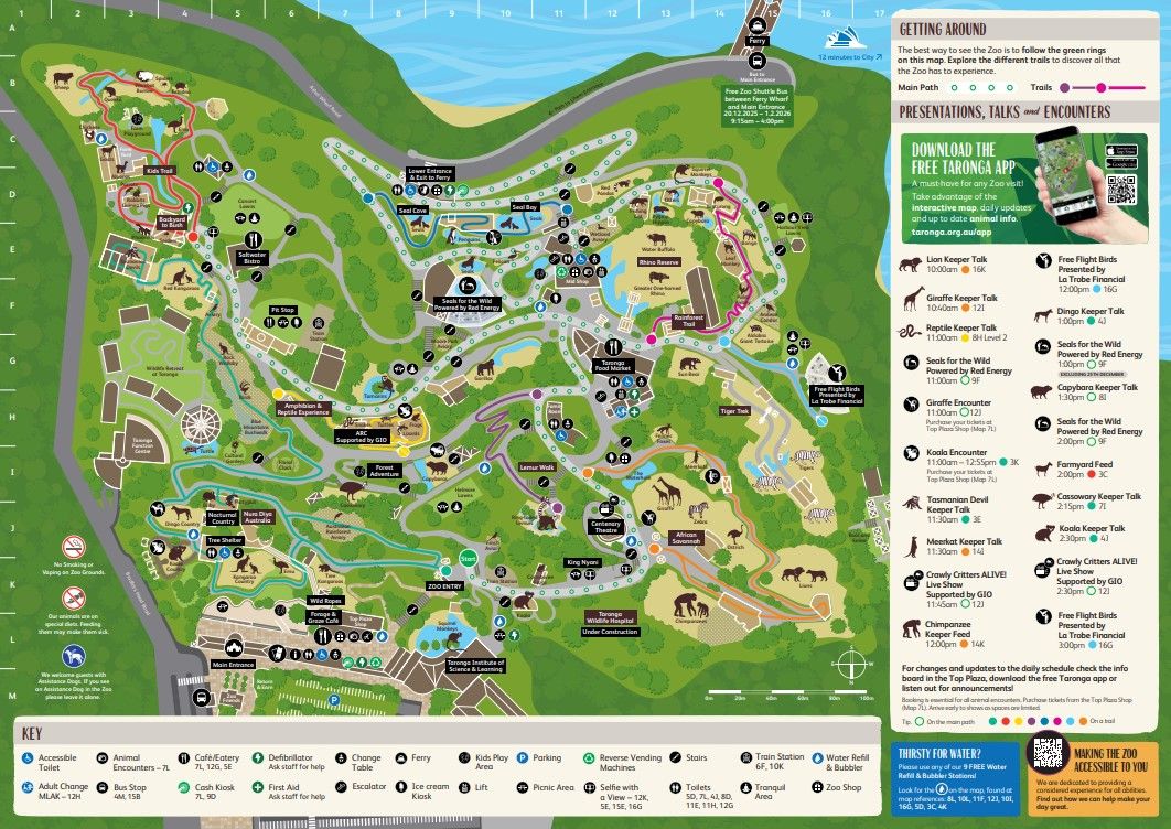Taronga Zoo Map.pdf February 2026 Spotlight - Taronga Zoo, Sydney