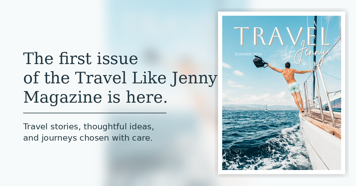 Cover photo of Summer 2026 Issue of Travel Like Jenny Magazine