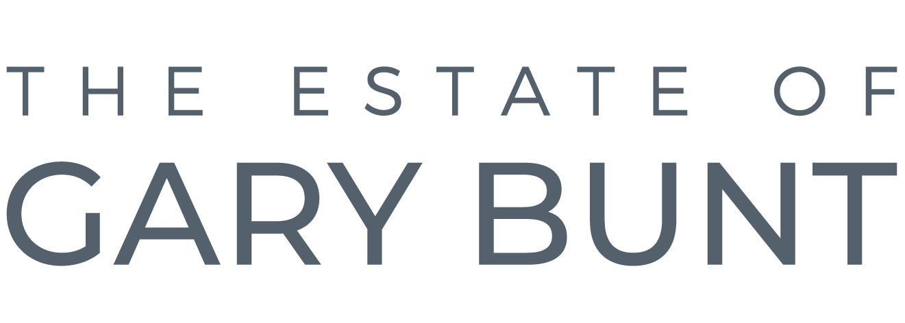 The Estate of Gary Bunt logo in gray text on a white background