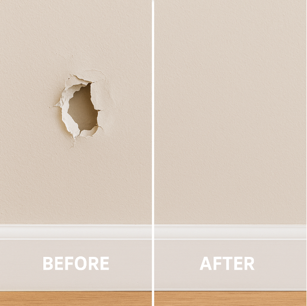 Happy Spring Hill homeowners satisfied with B&K handyman work