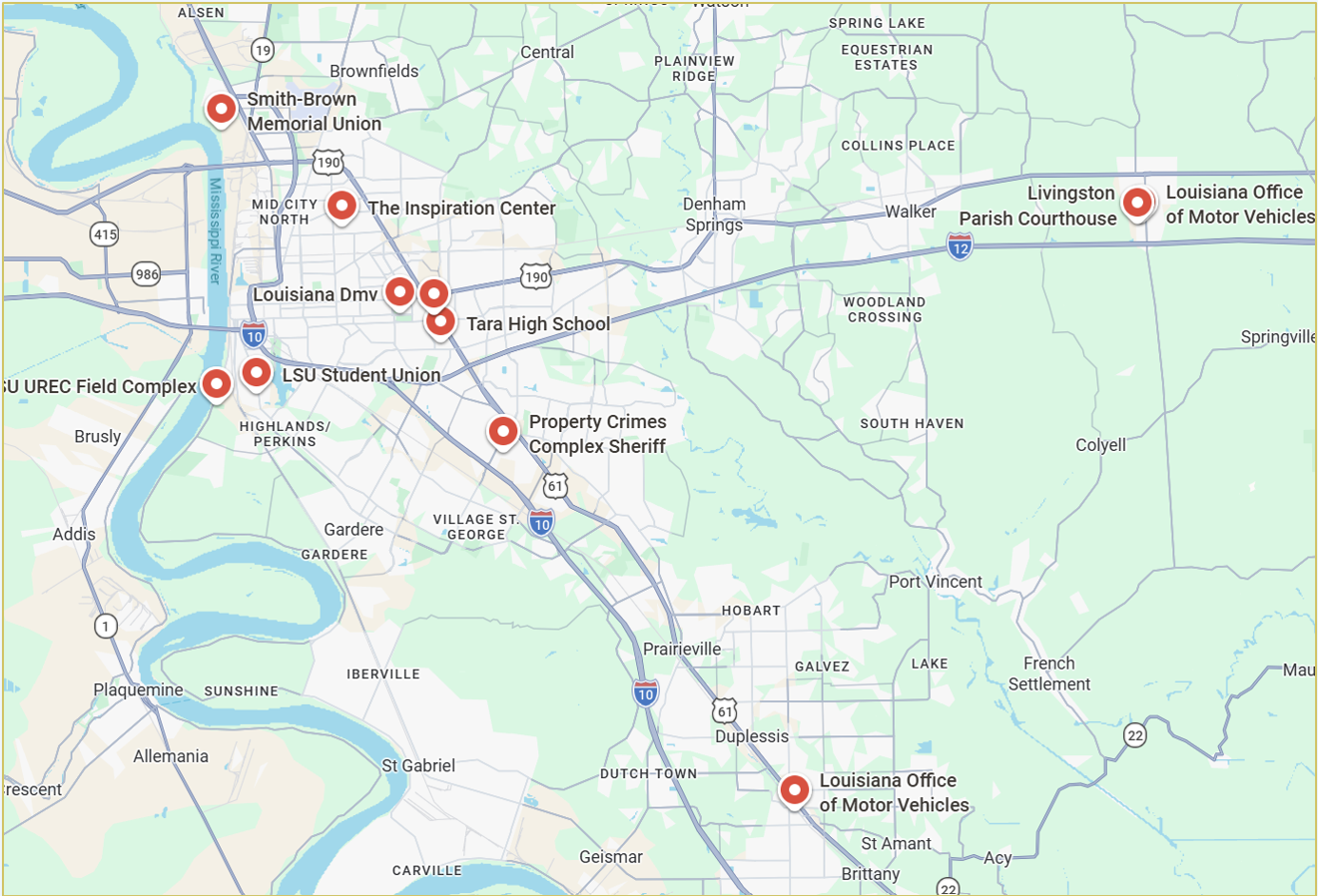 Digital Kiosk Program from Capital Region Crime Stoppers - locations