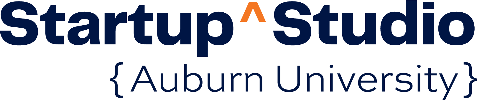 A logo for startup studio at auburn university