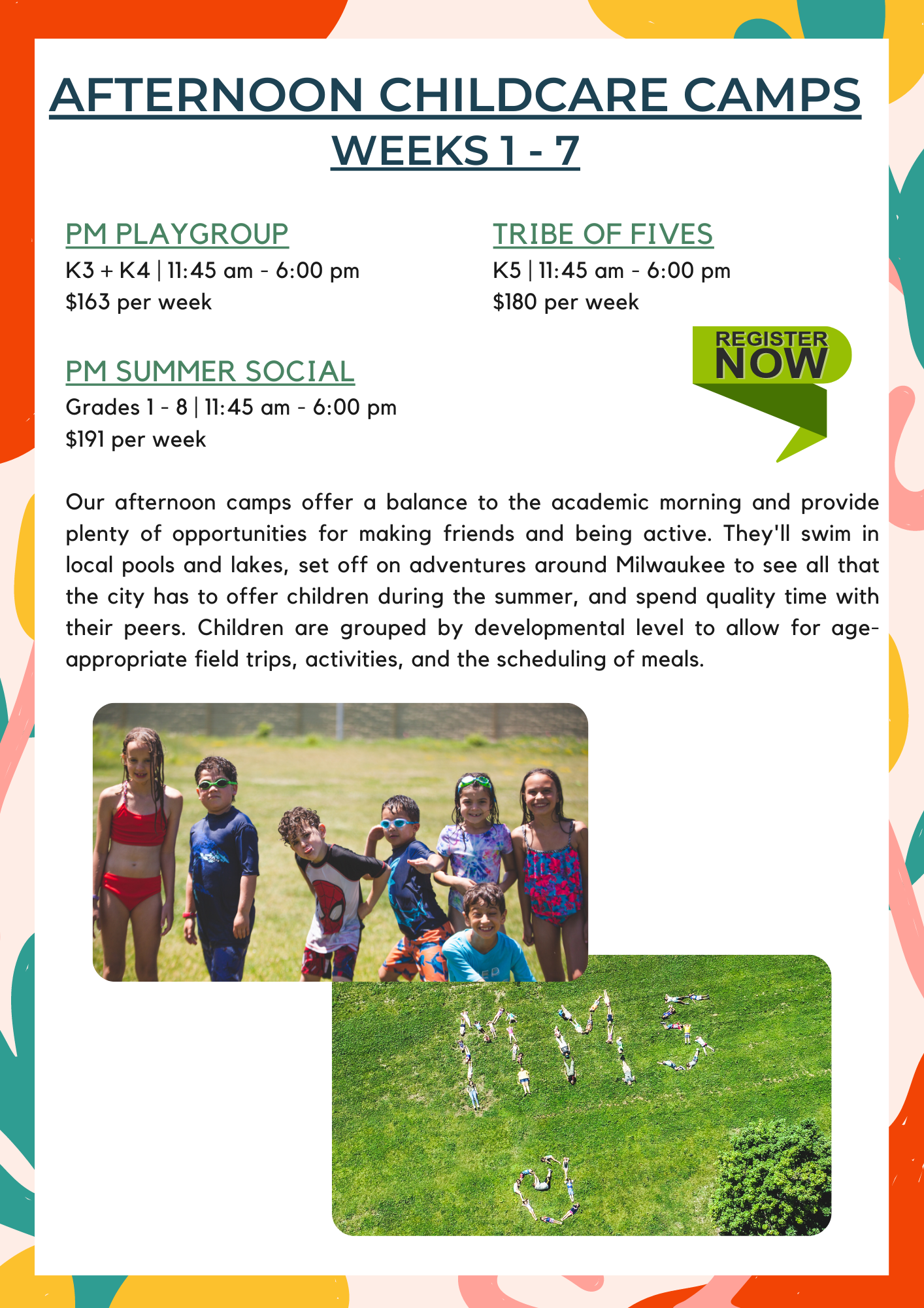 Summer 2023 - Milwaukee Montessori School