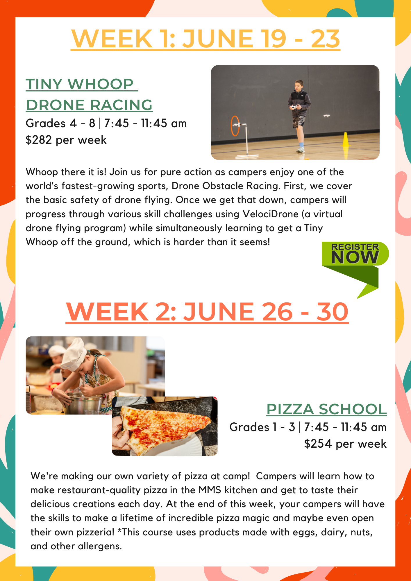 Summer camp brocher - Milwaukee school