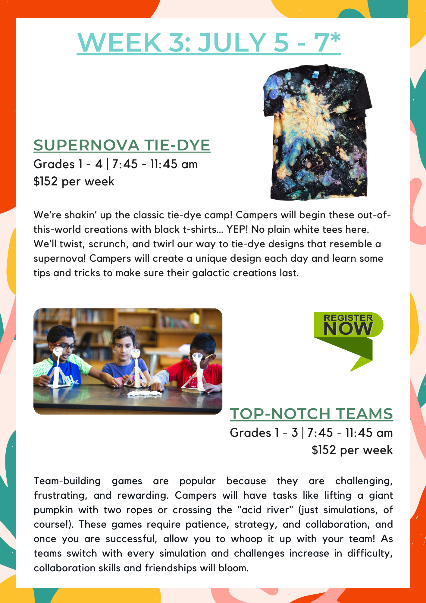 Summer camp image -Milwaukee Montessori School