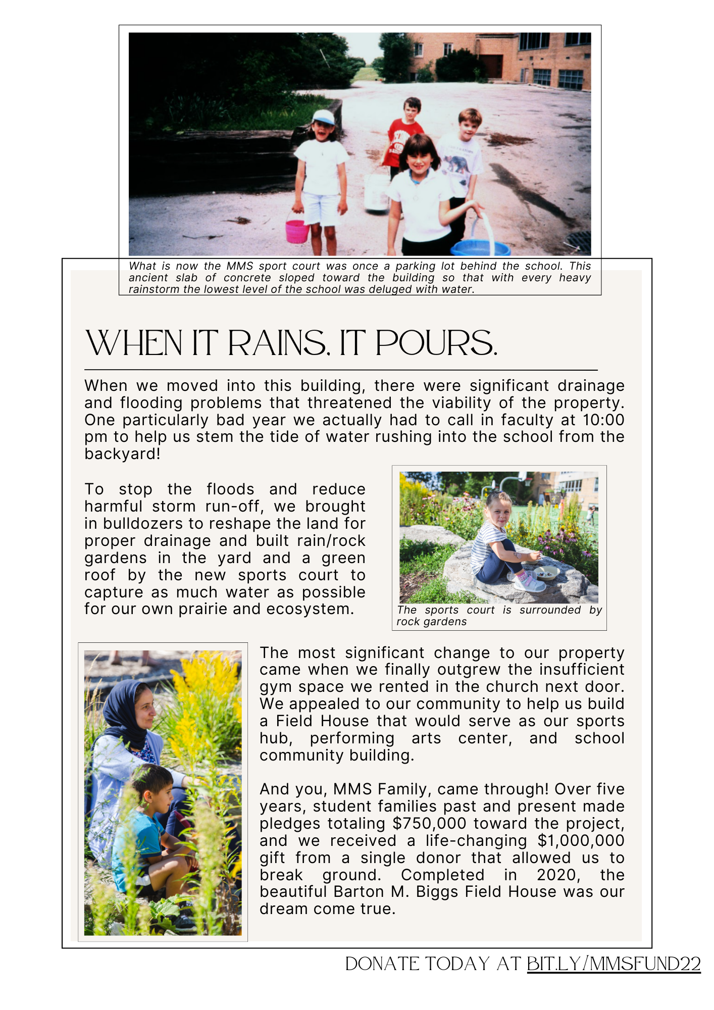 The MMS Fund - Milwaukee Montessori School