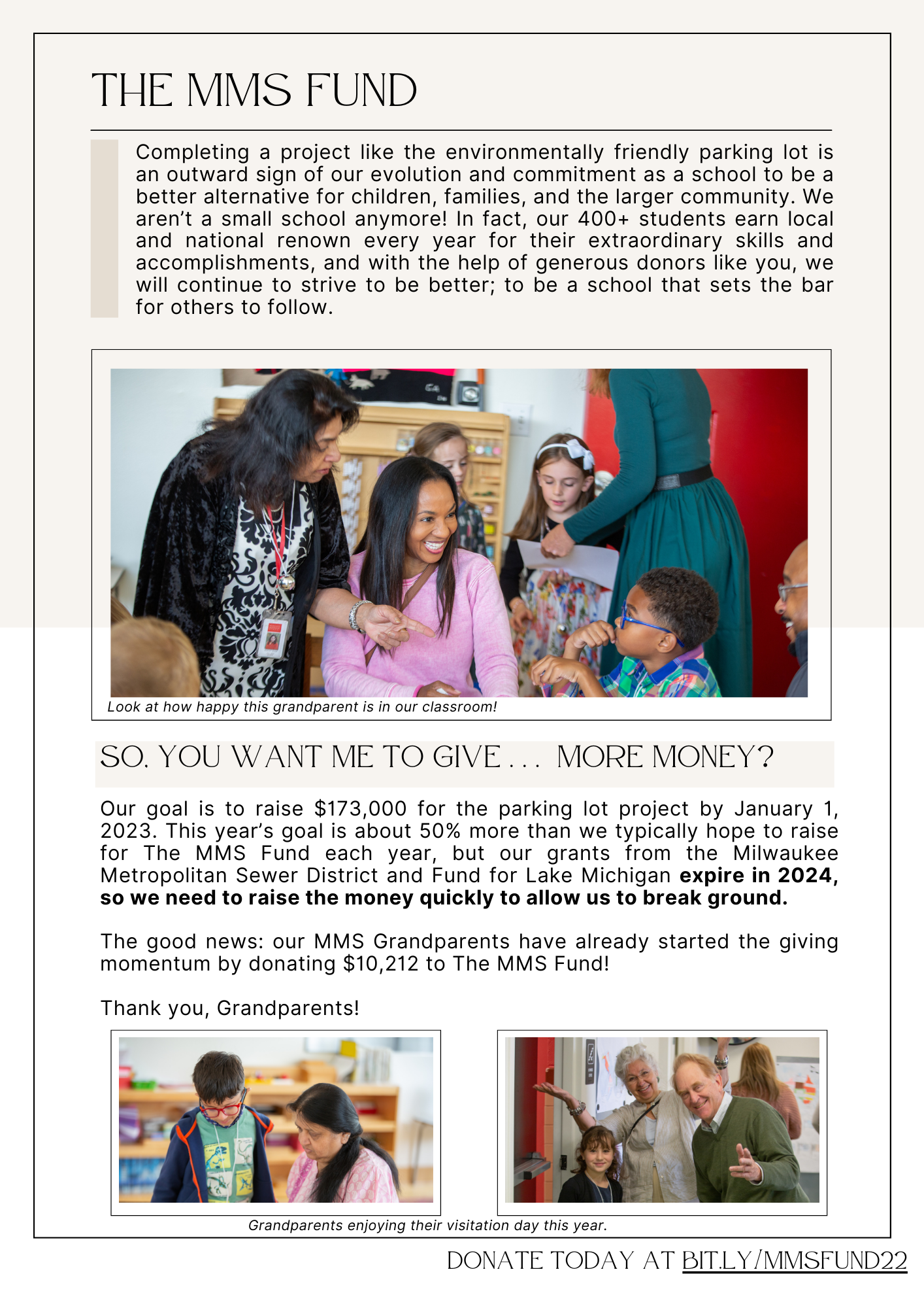 The MMS Fund - Milwaukee Montessori School