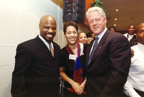 Wintley Phipps, Diane Book and President Bill Clinton