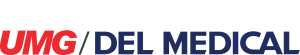 The UMG/DEL MEDICAL logo in red and blue.