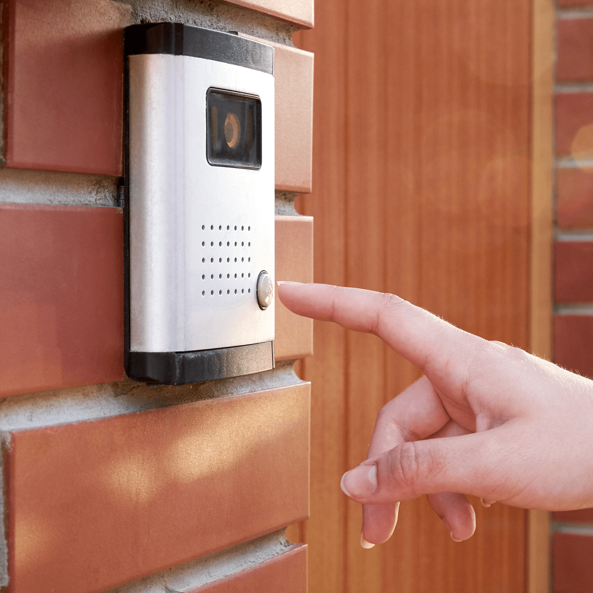 Security Camera on Door