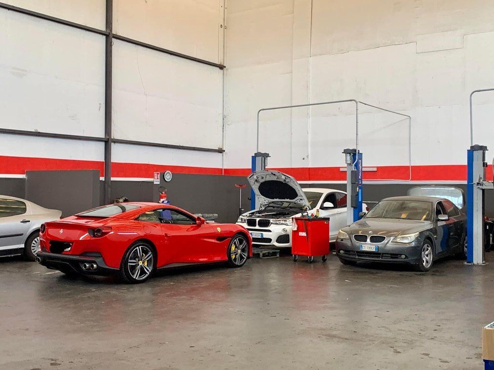 auto in officina