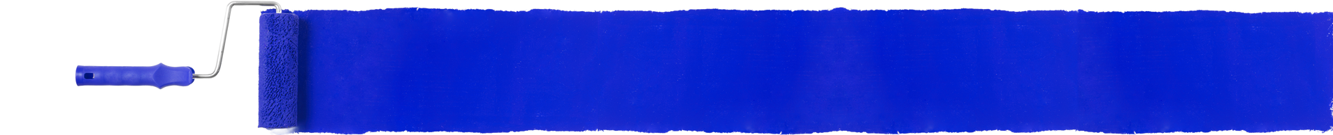Blue Paint Stroke and Paint Brush Divider
