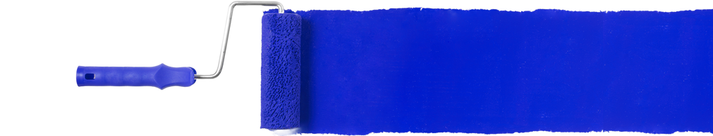 Blue Paint Stroke and Paint Brush Divider